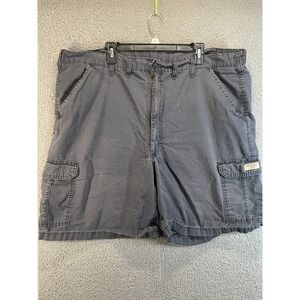 Wrangler Authentic Issue Cargo Shorts Charcoal Gray Big &‎ Tall Men's Size 48